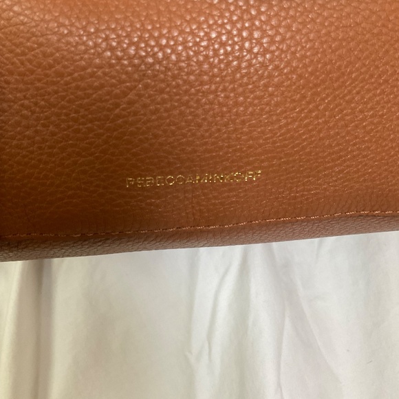REBECCA MINKOFF Regan Camel Tan Pebbled Leather Crossbody - Picture 5 of 5